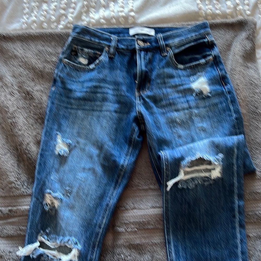 Kancan relaxed fit ankle jeans